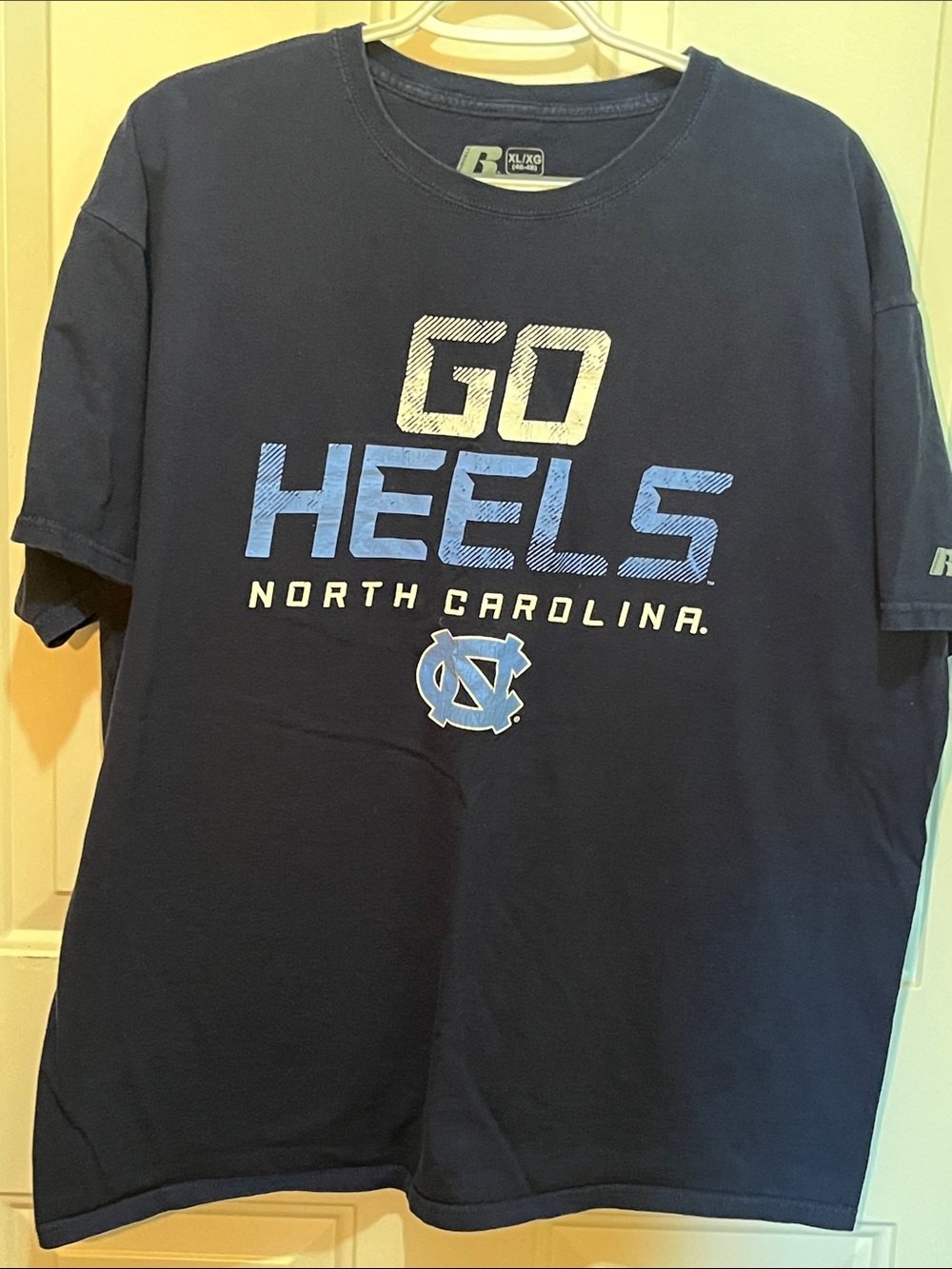 Russell Athletic Navy North Carolina "Go Heels" Graphic Tee